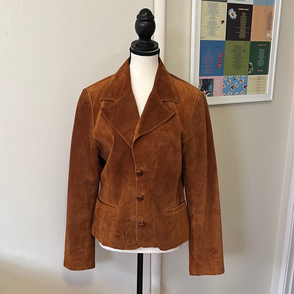 Brown Suede Women's Jacket